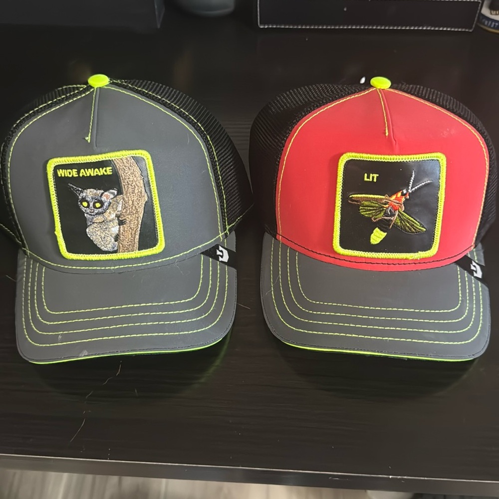 The Farm brand trucker hats x2